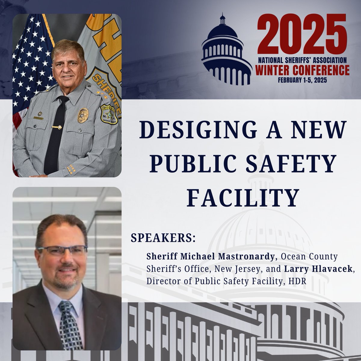 NationalSheriff's tweet image. Final Day of #Sheriffs2025 Speaker Spotlight!

The wait is almost over, tomorrow, we kick off the 2025 NSA Winter Conference!

For our final Speaker Spotlight, we’re showcasing the leaders, innovators, and change makers who will take the stage to share game changing insights.…