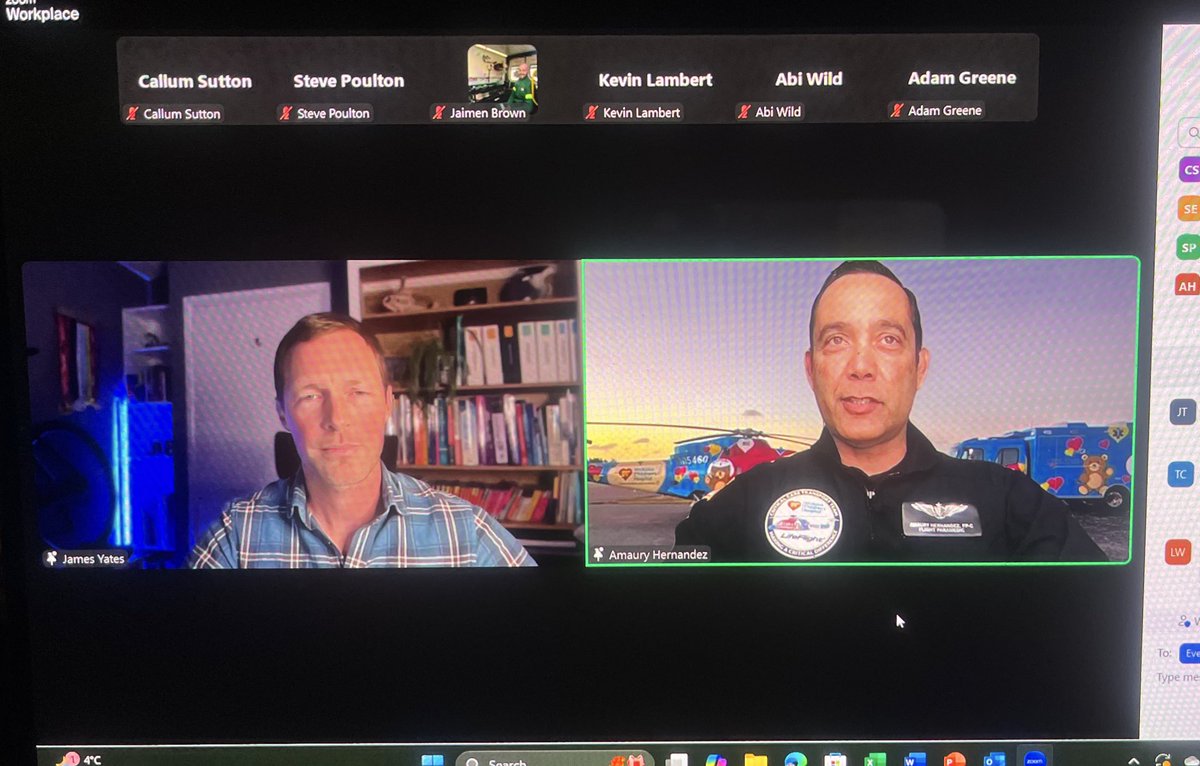 Our key note talk tonight <a href="/heli_med_james/">James Yates</a> and <a href="/amauryhm/">Amaury Hernandez</a> discussing neonatal retrieval and paramedics role in this special area of care