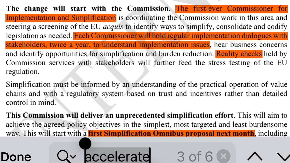 levelsio's tweet photo. Also explicitly talks about appointing a DOGE like leader in the European Commission to deregulate and simplify regulation 👍 https://t.co/juMoGMaRzu