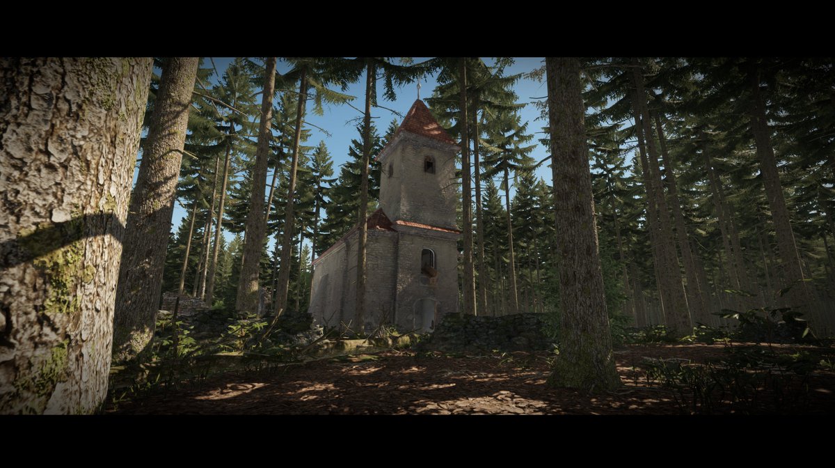 MapsReforged's tweet photo. #ArmaReforger 

started expanding the castle structures in the forest east of koningen, not quite done, but at this point... its a w.i.p what can you expect xD https://t.co/nNpTX9Xj6B