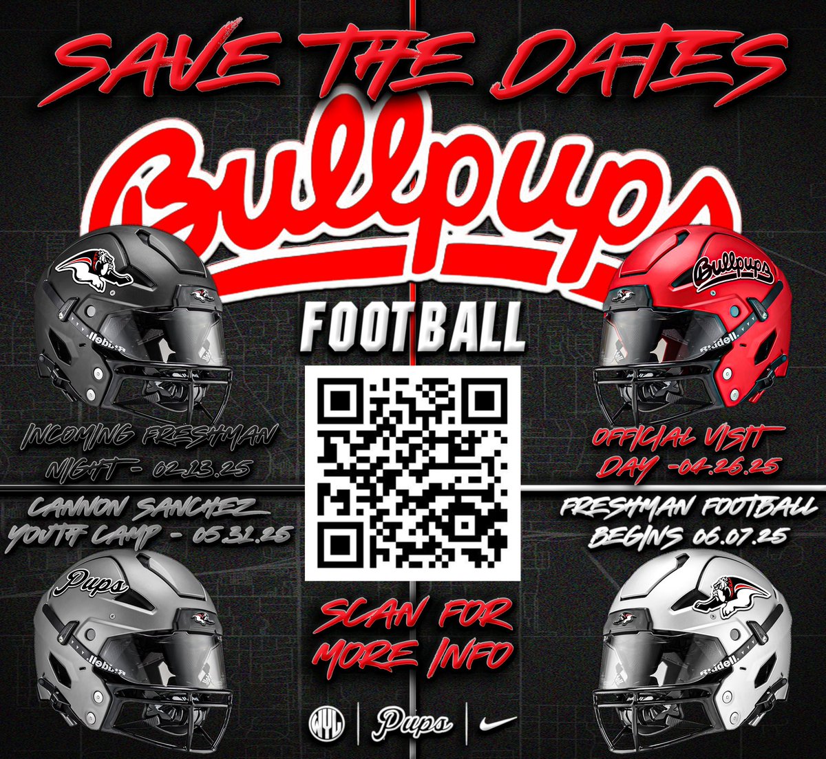 FootballHanford's tweet photo. 𝘽𝙚 𝙖 𝘽𝙪𝙡𝙡𝙥𝙪𝙥. 

Link in bio ⛓️ Incoming Frosh.

#DoYourJob🧰 | #PupSzn🐾 https://t.co/qzi8Kh2G5b