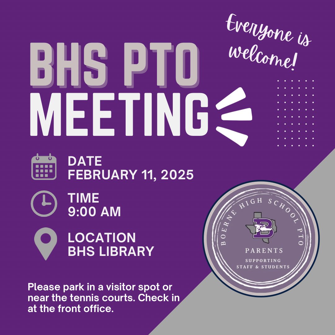 Boerne High School PTO tweet media