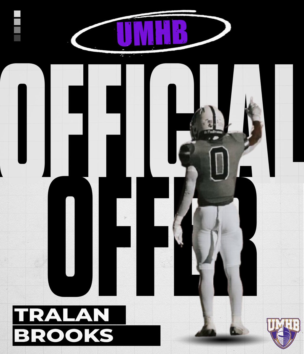 Mexia_Athletics's tweet photo. 🚨OFFER ALERT🚨

Tralan Brooks picks up an offer from University of Mary-Hardin Baylor to continue his football career and further his education! Congratulations Tmoney! #WEKAT #RecruitTheM https://t.co/hohsPTZHv2