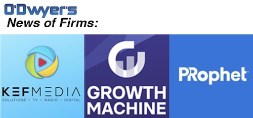 News of firm: <a href="/KEFMedia/">KEF Media</a> launches a div. focused on its broadcast PR offerings within the entertainment industry... Marx Buscemi Eisbrenner Group, which focuses on clients in global automotive, trucking, tech, mobility &amp; consumer goods industries, acquires SEO-driven content