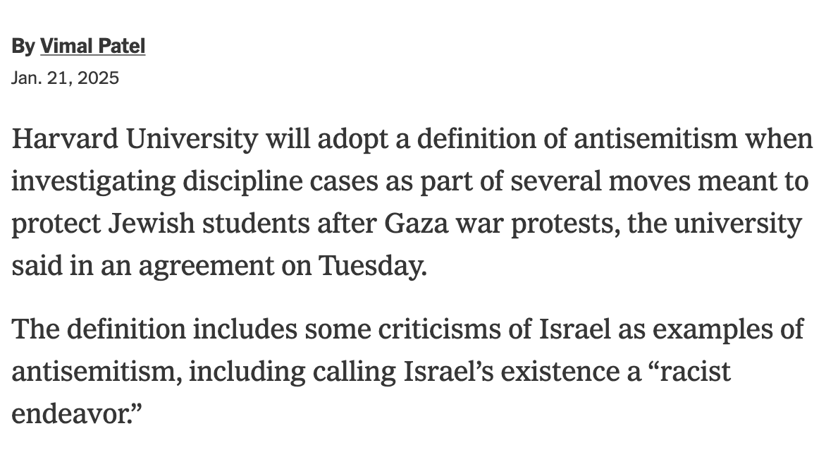 _ZachFoster's tweet photo. At Harvard University, students are allowed to call the US a racist endeavor. They can call Canada, Mexico, the UK, France or Germany racist countries. They can call every country in the world racist except for one. Israel. Welcome to Higher Education circa 2025. https://t.co/zrix64fsuQ