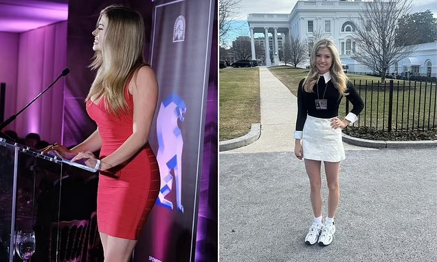 DailyMail's tweet image. Controversial White House Correspondent slammed over 'inappropriate' outfits trib.al/nku43HJ