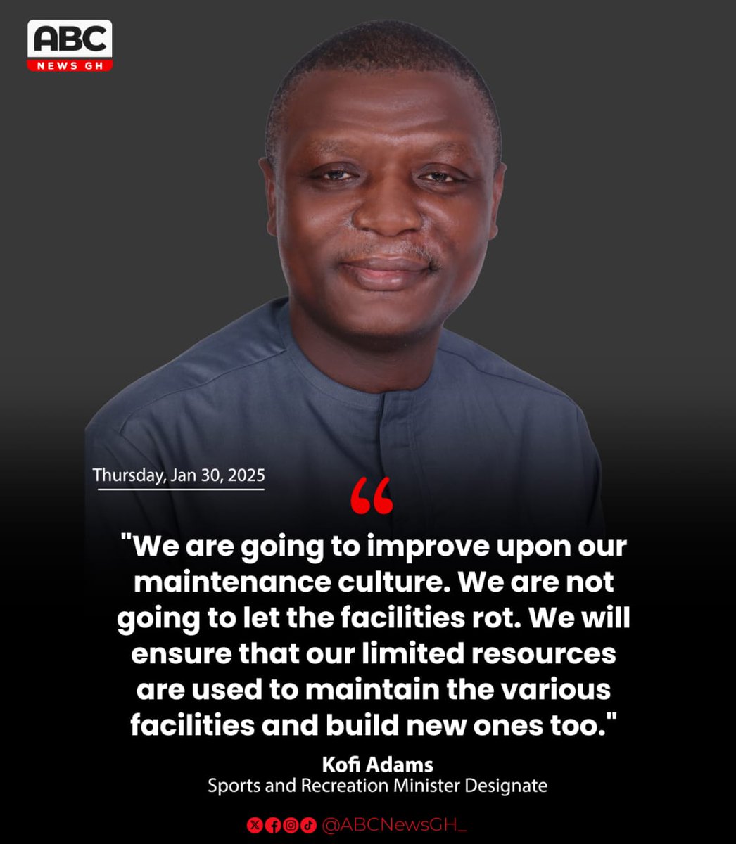 ABCNewsGH_'s tweet photo. Excerpts from the vetting of the Sports minister designate, Kofi Adams

 #ABCNewsGh #SamGeorge #VeraGeorge #AfenyoMarkin #MinisterialVetting #Akandoh #Ablakwa https://t.co/7awNR8eogV