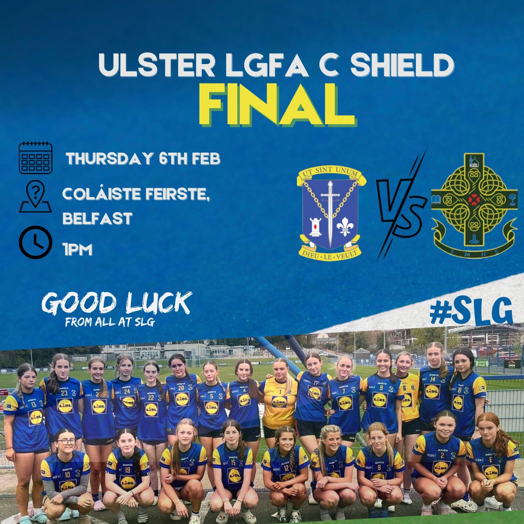 🏐 U16 Ulster Ladies Post Primary Schools C Shield Final 🙌🏻

Fixture confirmed ⬇️