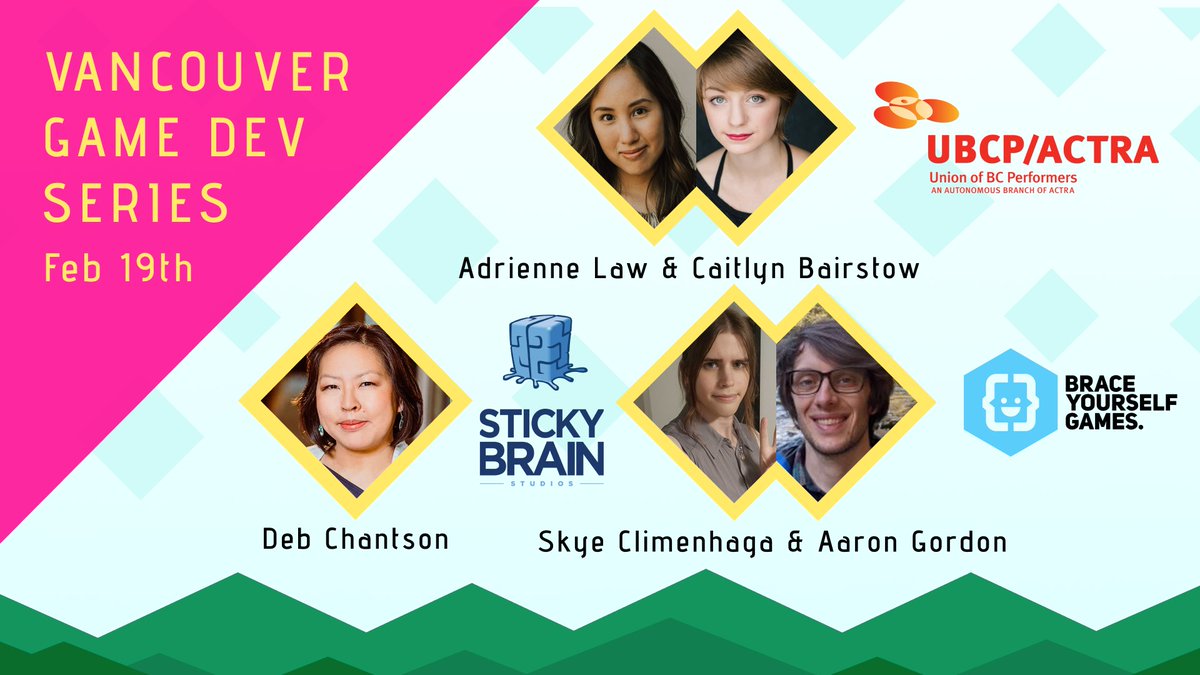 The first Vancouver Game Dev Series event of the new year is happening on February 19!

Our topics this time are working with voice actors, securing government funding and the development of Rift of the NecroDancer!

Get your tickets ➡️ bit.ly/VGDSFeb25