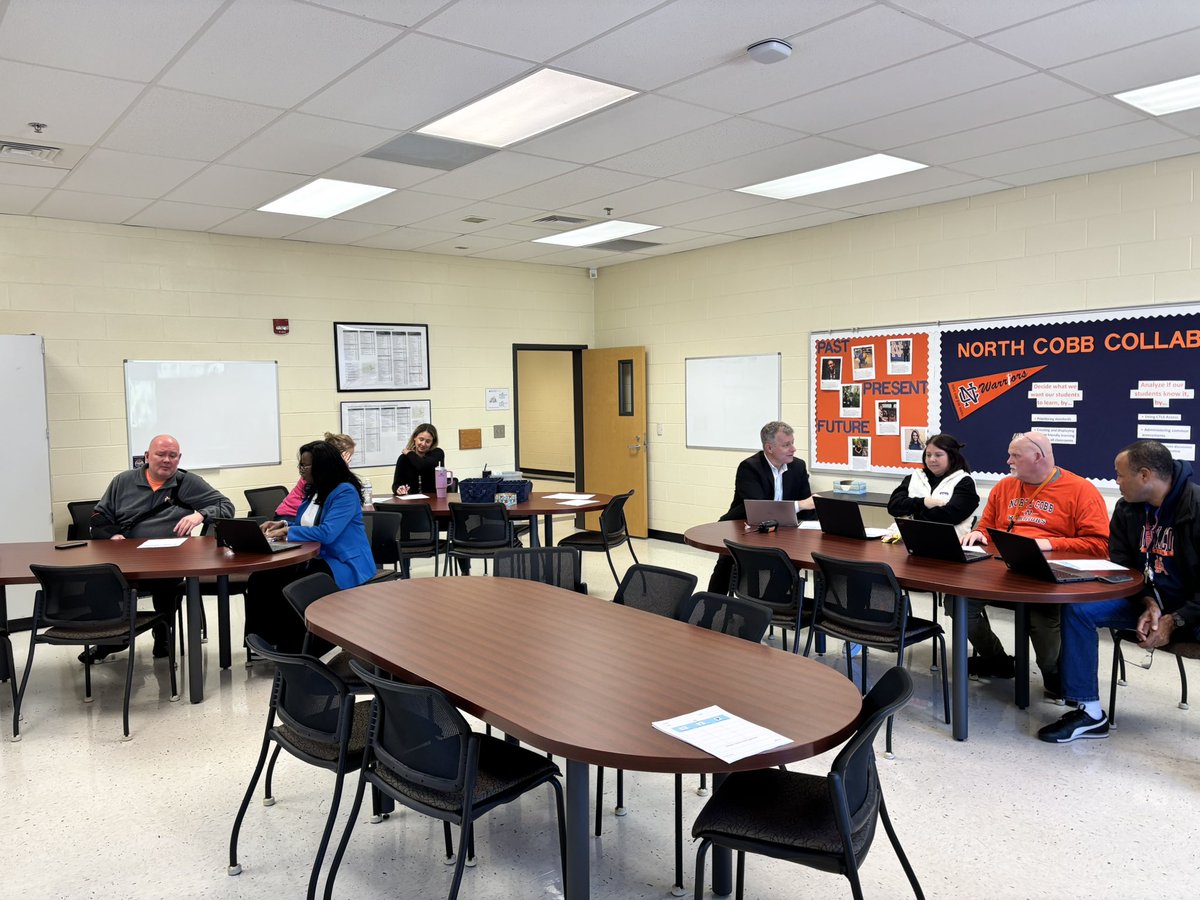 CobbCountyESOL's tweet photo. Yesterday was a good day of @EllevationEd  training with the amazing @CCSDSpecialEd teachers at North Cobb HS! We looked at data for the dual served students and discussed ways to use this data to better serve these students using Ellevation strategies! #oneteam @NCHSPrincipal https://t.co/2gRjj2y051