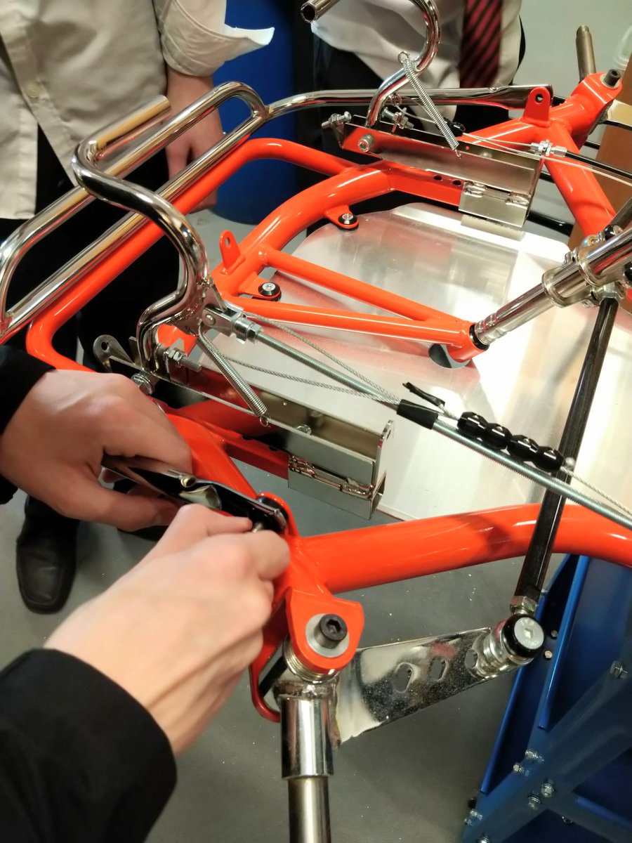 TRS_DesTech's tweet photo. Side pods β
front pod β
@ESPIRE_Edu #readysetSTEM Looking forward to the first race experience @karting in a few weeks before the test day and grand finals. @TheRadclyffe https://t.co/qe30jtiFSw