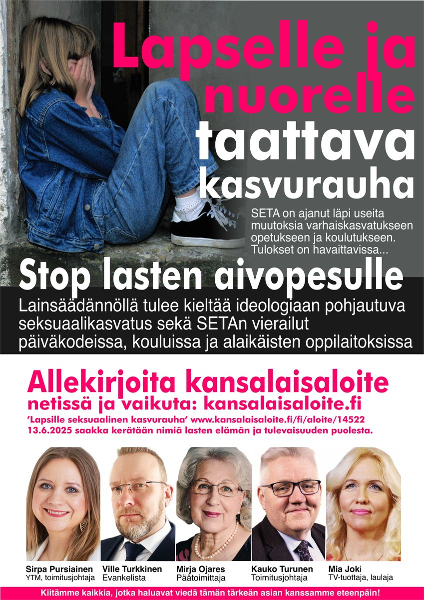 MiaJoki75's tweet photo. 1786 allekirjoitusta, mutta vielä tarvitaan lisää, jotta saadaan lapset turvattua. Lapsille kasvurauha kouluissa, tyttöjä saa kutsua tytöiksi ja  poikia pojiksi, omat suihkutilat saa säilyä molemmille mm. tästä on kyse. Kiitos jos allekirjoitat https://t.co/0yI1T49afm https://t.co/TNcRAG31uq
