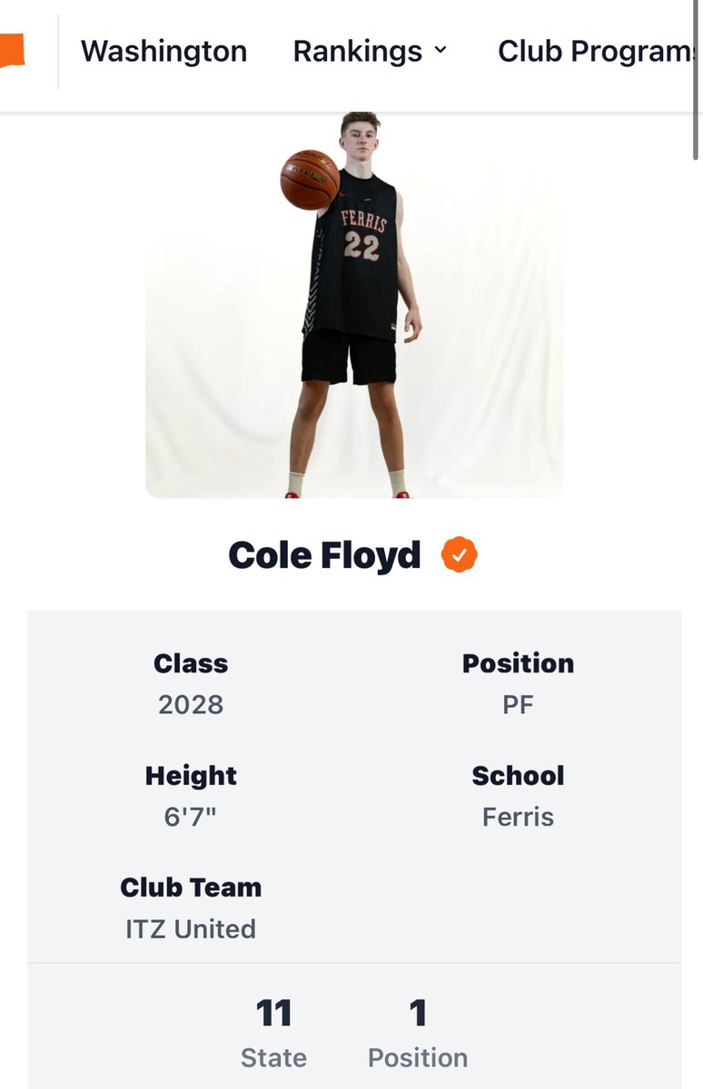 Cole Floyd (@colef9183) on Twitter photo Thankful for <a href="/PrepHoopsWA/">Prep Hoops Washington</a> for believing in me. The work continues #11 /#1 🙏
<a href="/RemoHoops/">Ryan “Remo” Morgan</a> <a href="/ReportBrooks/">Brooks Scouting Report</a> <a href="/CoachLeonRice/">Leon Rice</a> <a href="/CoachDomBrooks/">Dominique Brooks</a> <a href="/EWUMBB/">EWU Men's Basketball 🏀</a> <a href="/BroncoSportsMBB/">Boise State MBB</a>
<a href="/DevinRecord/">Devin Record | Coach, Recruiter, & Scout |</a> <a href="/BeaverMBB/">Oregon State Hoops</a> Thankful for <a href="/PrepHoopsWA/">Prep Hoops Washington</a> for believing in me. The work continues #11 /#1 🙏
<a href="/RemoHoops/">Ryan “Remo” Morgan</a> <a href="/ReportBrooks/">Brooks Scouting Report</a> <a href="/CoachLeonRice/">Leon Rice</a> <a href="/CoachDomBrooks/">Dominique Brooks</a> <a href="/EWUMBB/">EWU Men's Basketball 🏀</a> <a href="/BroncoSportsMBB/">Boise State MBB</a>
<a href="/DevinRecord/">Devin Record | Coach, Recruiter, & Scout |</a> <a href="/BeaverMBB/">Oregon State Hoops</a>