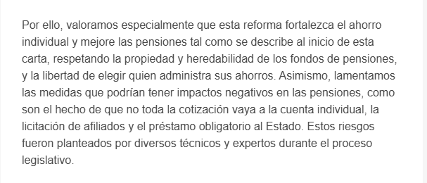 JzConstant's tweet photo. Este es el párrafo de la discordia de la carta que emputecio a los clientes de Cuprum #Cuprum
#CambiateAunaChilena https://t.co/dSFssRZjqw