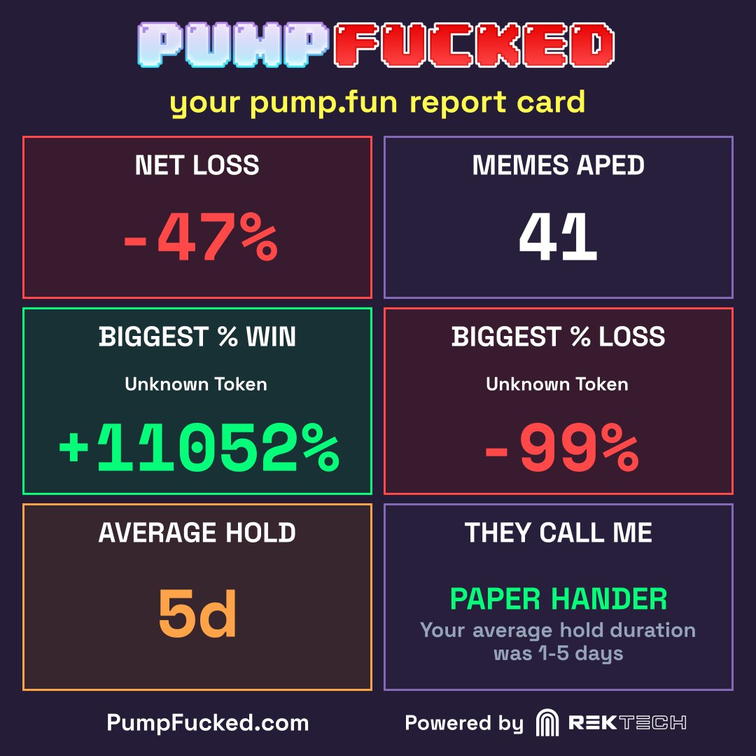 ElCryptoCoco's tweet image. just checked my bags on pumpfucked.com