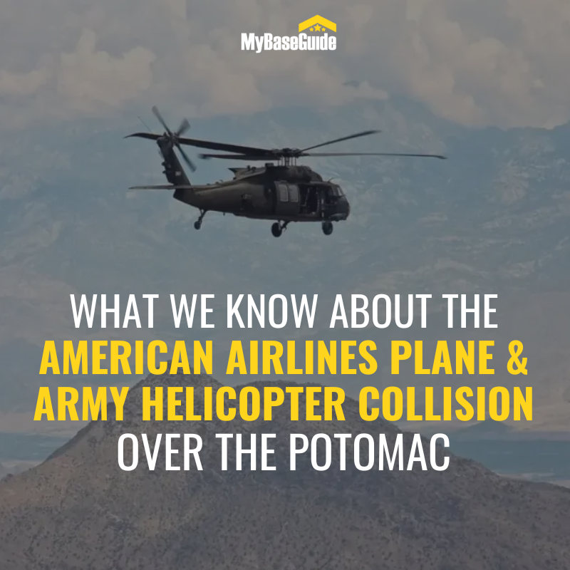 mybaseguide's tweet photo. Just outside of Joint Base Anacostia–Bolling a regional jet flying for American Airlines collided with a U.S. Army Black Hawk helicopter, and they crashed into the Potomac River. The event is still unfolding but no survivors are expected.

Learn about the crash, ongoing investigation, and more: https://t.co/lzdyvlXa9H