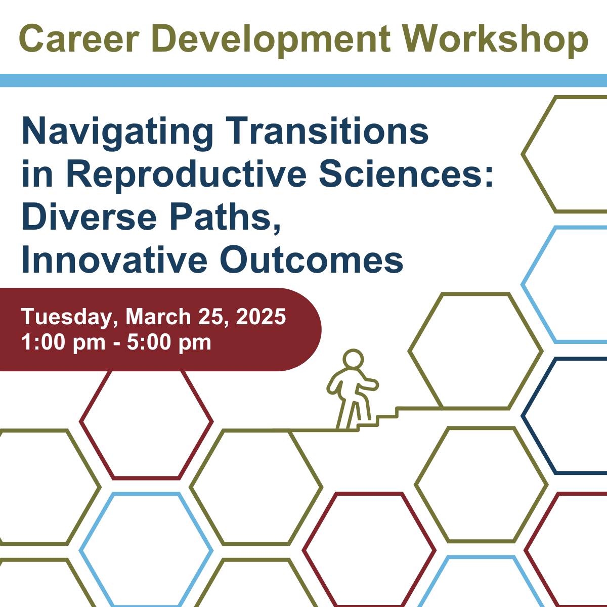 Learn to navigate the evolving landscape of reproductive sciences at this year's  Career Development Workshop. 

Whether you're transitioning between research or clinical roles, this workshop will offer strategies for you to thrive in your career journey.

tinyurl.com/yyhupfp