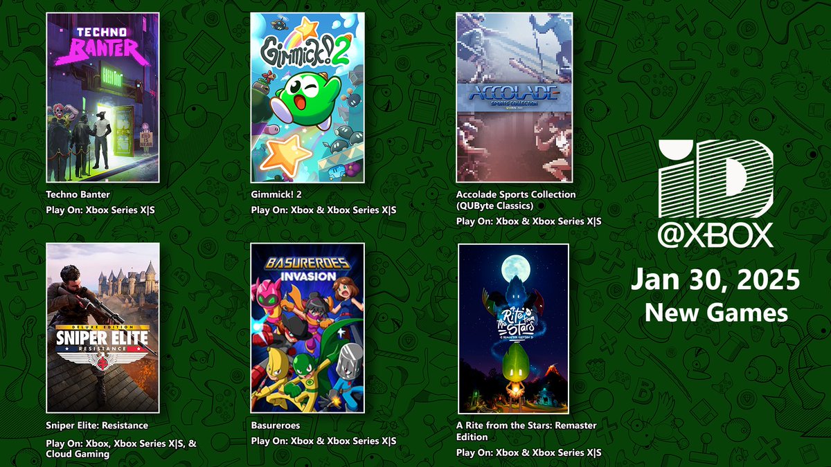 Along with ALL the other indie excitement today, we've also got 6 new game launches! 🎮 Discover some new wonderful stories, challenging situations, classic sports, and beautiful environments!

Find links for each game below! 🔗 ⬇️