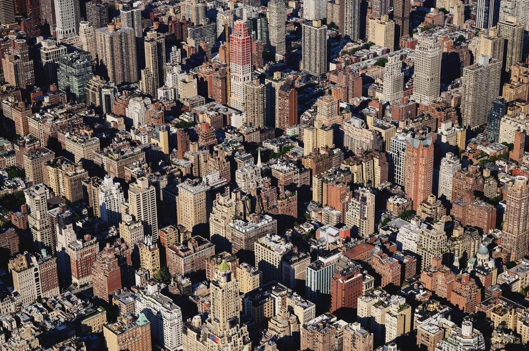 New York's Upper East Side, with a density of 105,000 people per square mile