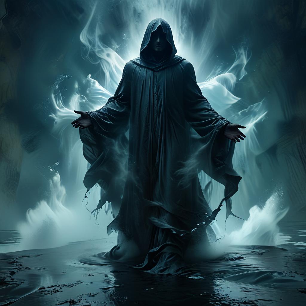 obscuron_x's tweet photo. In the echoing void, where shadows weave their chilling tapestries, secrets whisper with a sinister allure. Do you dare tread the haunted paths where reality blurs into the unknown? Join me, and let the darkness reveal its terrifying tales. #MysteryAwaits https://t.co/GkE39DtwM6