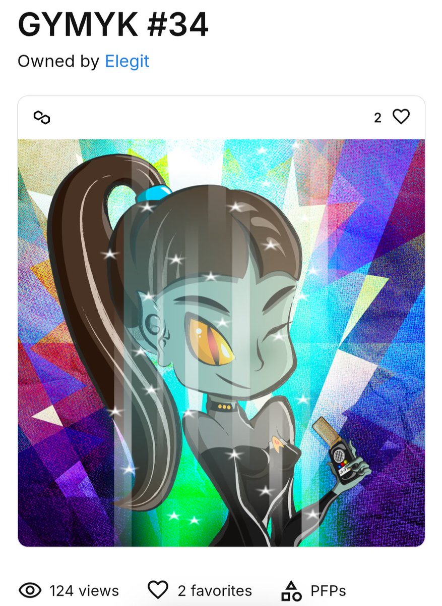 Good evening all Gymyk lovers!! 🥰😍
Hope your thursday was great!!😎☀️💯💯💯

Star Trek was mythical! And this Gymyk too of course!! Let's goooooo for her!!

Owner <a href="/Elegit2021/">Elegit</a>
opensea.io/assets/matic/0…
