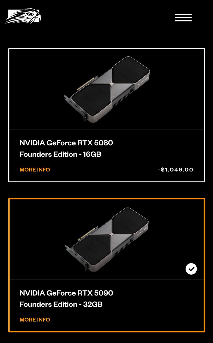If you wanted an RTX 5090 or RTX 5080 Founders Edition, but weren't able to get one, as usual Falcon Northwest is using FE cards in their systems - and you can probably configure an entire PC for the price people want on eBay for the card right now. Just saying.