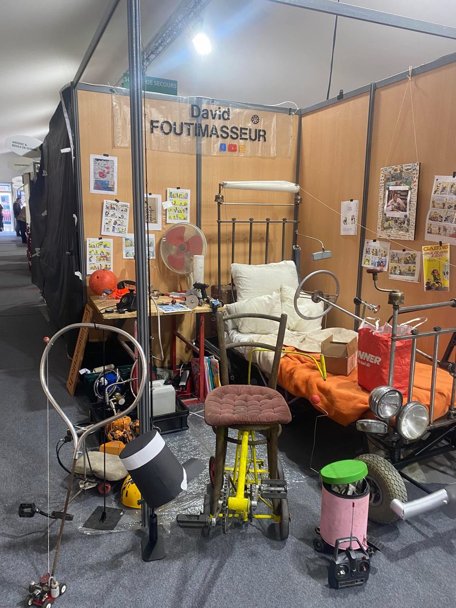 David Foutimasseur au <a href="/bdangouleme/">Festival d'Angoulême</a> 
#GastonLagaffe #Franquin