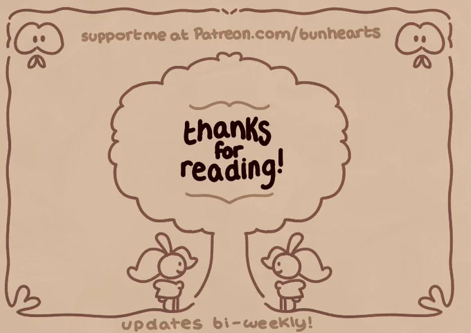 Thanks for reading! Check out my Patreon here for WIPs and more:

https://t.co/tXPWa55huR 