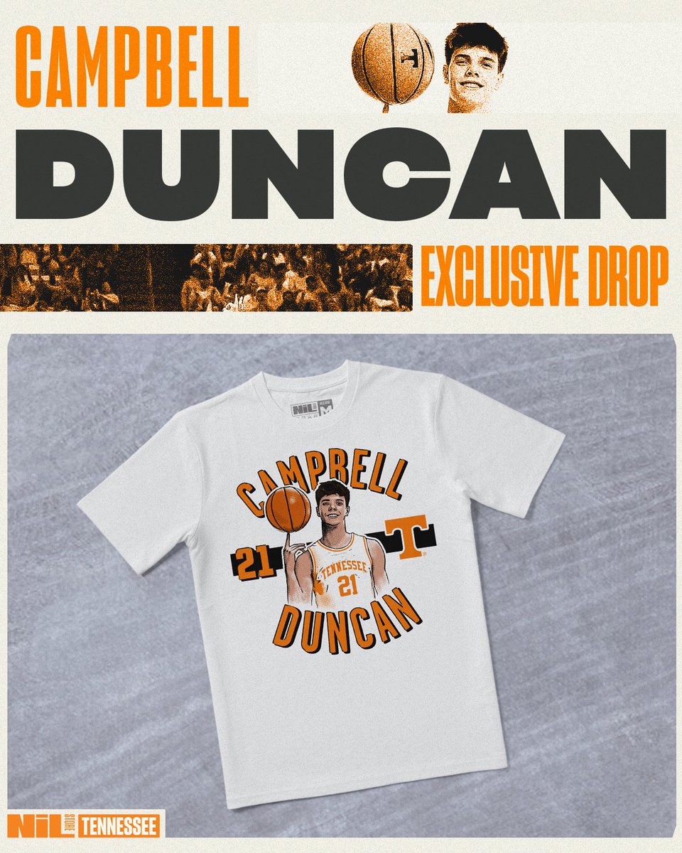 campbell duncan with the exclusive attire 👔

shop now! nil.store/tennessee/tenn…