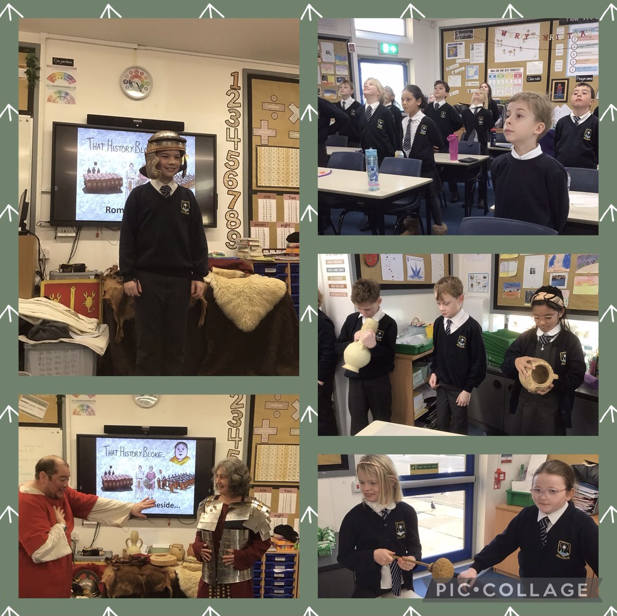 Year 4 welcomed That History Bloke into school to launch our new Romans topic. We had so much fun. We learned to march , to speak some Latin and explored lots of artefacts including armour, weapons and some mystery objects!