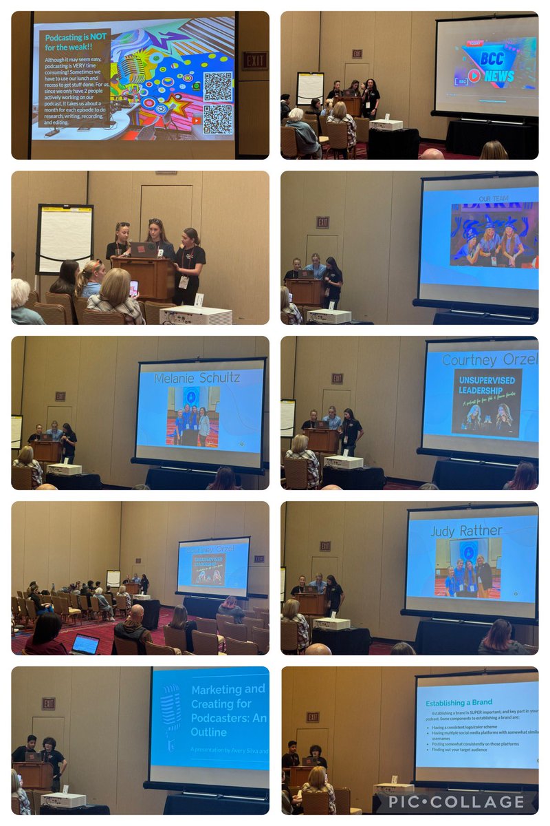 brigschools's tweet photo. Podcasting and daily YouTube videos all created, edited and published by middle school scholars. Another proud moment watching our scholars present at NJASA #Techspo25 https://t.co/KStV2hlcZC
