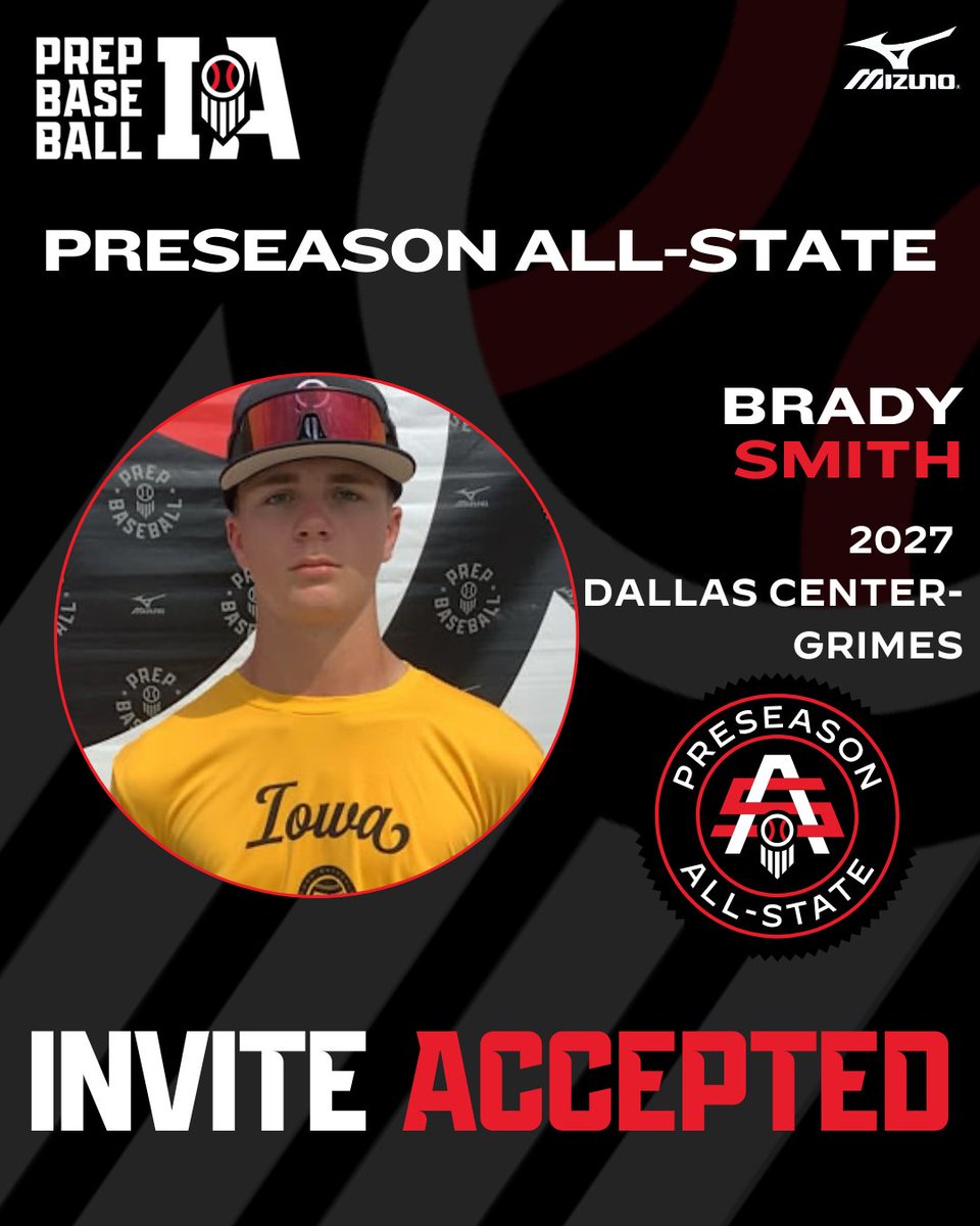 Prep Baseball Iowa (@prepbaseballia) on Twitter photo ๐๐๐๐ ๐๐๐๐๐๐๐๐๐ ๐๐๐-๐๐๐๐๐
๐๐ฏ๐ท๐ช๐ต๐ฆ๐ฅ ๐๐ค๐ค๐ฆ๐ฑ๐ต๐ฆ๐ฅ โ
Brady Smith | <a href="/Brady_Smith_7/">Brady Smith</a>
โพ RHP/2B
๐ 2027
๐ <a href="/DCG__Baseball/">DCG Baseball</a>
๐ค loom.ly/8KQGGBo ๐๐๐๐ ๐๐๐๐๐๐๐๐๐ ๐๐๐-๐๐๐๐๐
๐๐ฏ๐ท๐ช๐ต๐ฆ๐ฅ ๐๐ค๐ค๐ฆ๐ฑ๐ต๐ฆ๐ฅ โ
Brady Smith | <a href="/Brady_Smith_7/">Brady Smith</a>
โพ RHP/2B
๐ 2027
๐ <a href="/DCG__Baseball/">DCG Baseball</a>
๐ค loom.ly/8KQGGBo