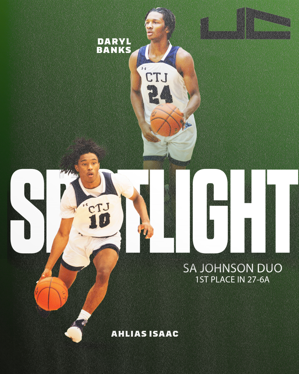 🚨 Player Spotlight Alert! 🚨

One of our spotlights this week shines on the <a href="/CTJ_BoysHoops/">CTJBoys_Hoops</a> 2025 duo @DarylBanks2025 and <a href="/AhliasIsaac/">Ahlias Isaac</a>, who have been key pieces in pushing SA Johnson HS into first place in District 27-6A! 🏀🔥

These two have been putting on a show, stepping up in