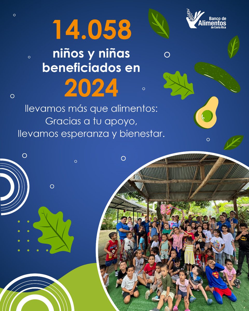 En 2024, llevamos +500 TON de alimentos a +14,000 niños en +40 cantones. Gracias a nuestros aliados, voluntarios y donantes, cada kilo entregado es una oportunidad para un mejor futuro. 💙 ¡Sigamos construyendo un país más solidario! #Compromiso #Solidaridad