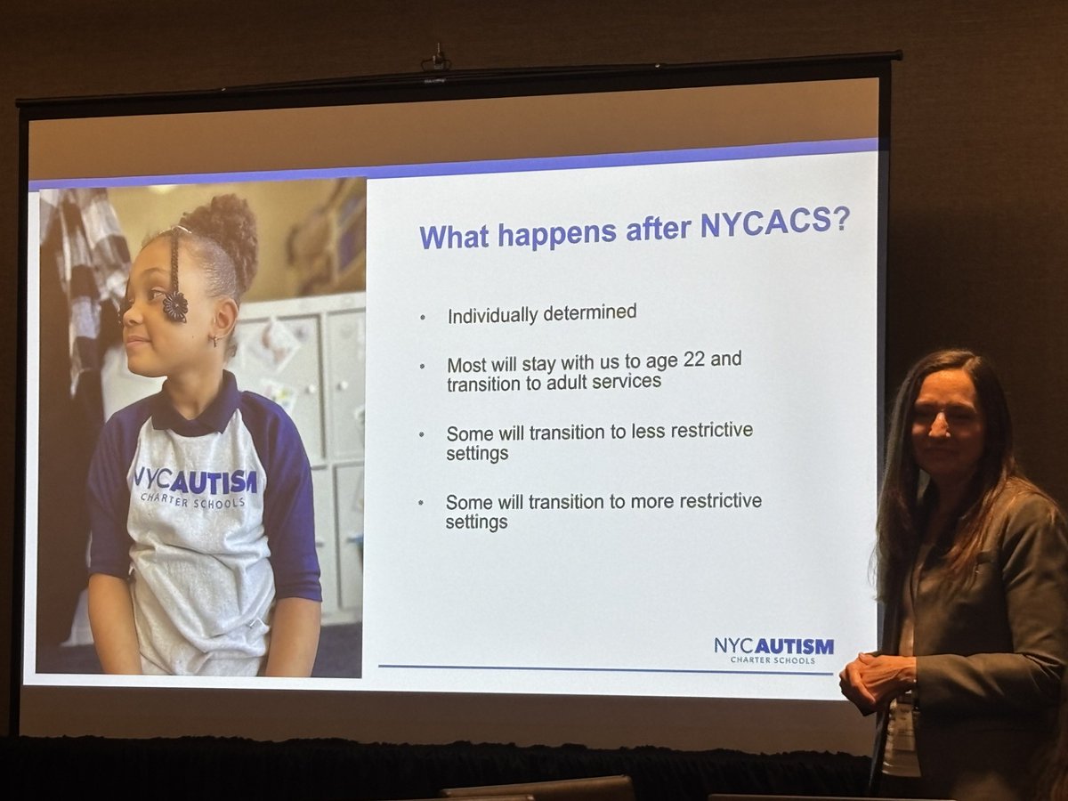 SUNYCharters's tweet image. Julie Fisher is exploring how @NYCAutism partners with families to enhance the experience for students with disabilities. Valuable insights for charter leaders at the @DiverseCharters convening! NYC Autism is a standout in the SUNY charter portfolio.