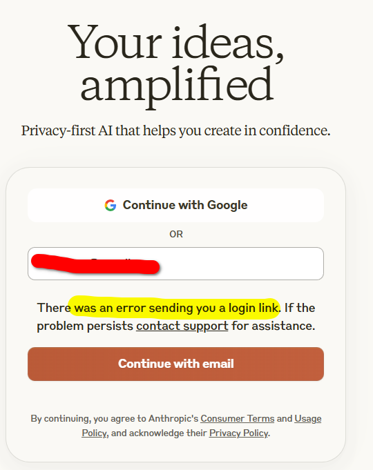 Claude ai is down :(