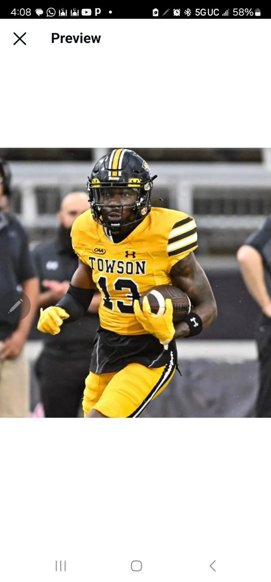Mekhi Armour (@9_mekhi) on Twitter photo AGTG ...After a great conversation with <a href="/DarianDulin/">Darian Dulin</a> I received a offer from <a href="/Towson_FB/">Towson Football</a> 🖤💛 <a href="/CoachLuckLBU/">Coach Luck</a> <a href="/MRHarrisonNJ/">Damon Harrison</a> <a href="/WHSCoachFost/">In a Real Way</a> <a href="/CoachMac7979/">Sameeh McDonald</a> <a href="/WeequahicHSFB/">Weequahic Football</a> <a href="/coachpauljr_NWK/">Paul Jones Jr</a> AGTG ...After a great conversation with <a href="/DarianDulin/">Darian Dulin</a> I received a offer from <a href="/Towson_FB/">Towson Football</a> 🖤💛 <a href="/CoachLuckLBU/">Coach Luck</a> <a href="/MRHarrisonNJ/">Damon Harrison</a> <a href="/WHSCoachFost/">In a Real Way</a> <a href="/CoachMac7979/">Sameeh McDonald</a> <a href="/WeequahicHSFB/">Weequahic Football</a> <a href="/coachpauljr_NWK/">Paul Jones Jr</a>