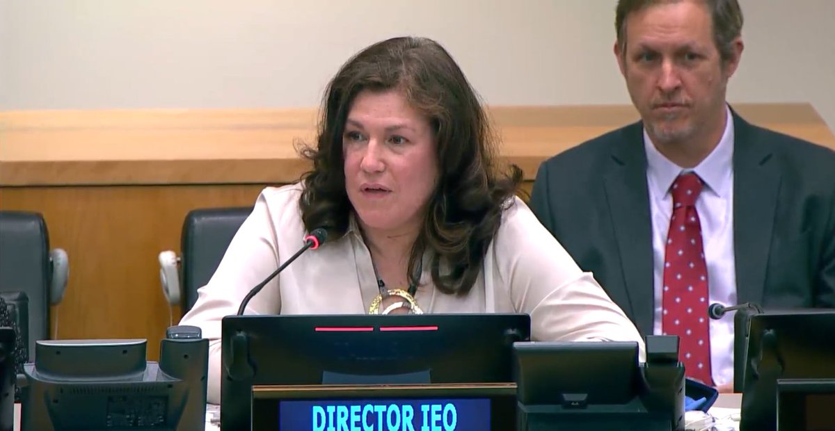 UNDP Independent Evaluation Office (@undp_evaluation) on Twitter photo Happening now: Director Isabelle Mercier answers a question at #UNDPEB about how IEO collaborates with other evaluation bodies. IEO plays an active role in both the <a href="/SDGSynthesis/">The Global SDG Synthesis Coalition</a> Coalition and the <a href="/UN_Evaluation/">UN Evaluation Group</a> Group to advance evaluation practice and high-quality evidence. Happening now: Director Isabelle Mercier answers a question at #UNDPEB about how IEO collaborates with other evaluation bodies. IEO plays an active role in both the <a href="/SDGSynthesis/">The Global SDG Synthesis Coalition</a> Coalition and the <a href="/UN_Evaluation/">UN Evaluation Group</a> Group to advance evaluation practice and high-quality evidence.