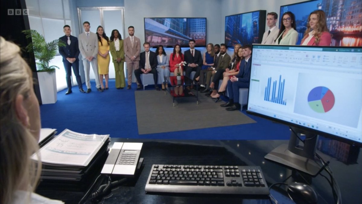 I regret to report that I’m back on “what’s the receptionist’s screen on #TheApprentice” duty. 

No wonder why Lord Sugar wants everyone back in the office: the charts aren’t going to update themselves!