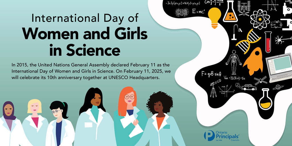 Today we celebrate the International Day of Women &amp; Girls in Science, adopted by the United Nations to encourage, support &amp; mentor more girls and women in this field.