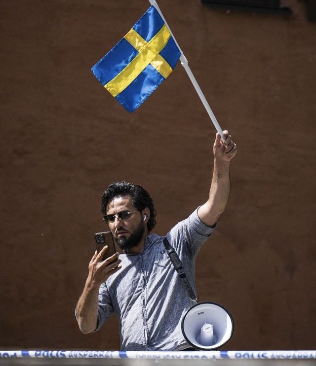 Visegrád 24 (@visegrad24) on Twitter photo Summary of the past 2 days in Sweden:
1. Islamic critic <a href="/Salwan_Momika1/">Salwan Momika</a> is shot to death in his apartment during his own TikTok livestream by 5 armed men who broke into the apartment.
2. The 32nd bomb attack of this month takes place.
3. An assassin shots the 60+ year old Summary of the past 2 days in Sweden:
1. Islamic critic <a href="/Salwan_Momika1/">Salwan Momika</a> is shot to death in his apartment during his own TikTok livestream by 5 armed men who broke into the apartment.
2. The 32nd bomb attack of this month takes place.
3. An assassin shots the 60+ year old