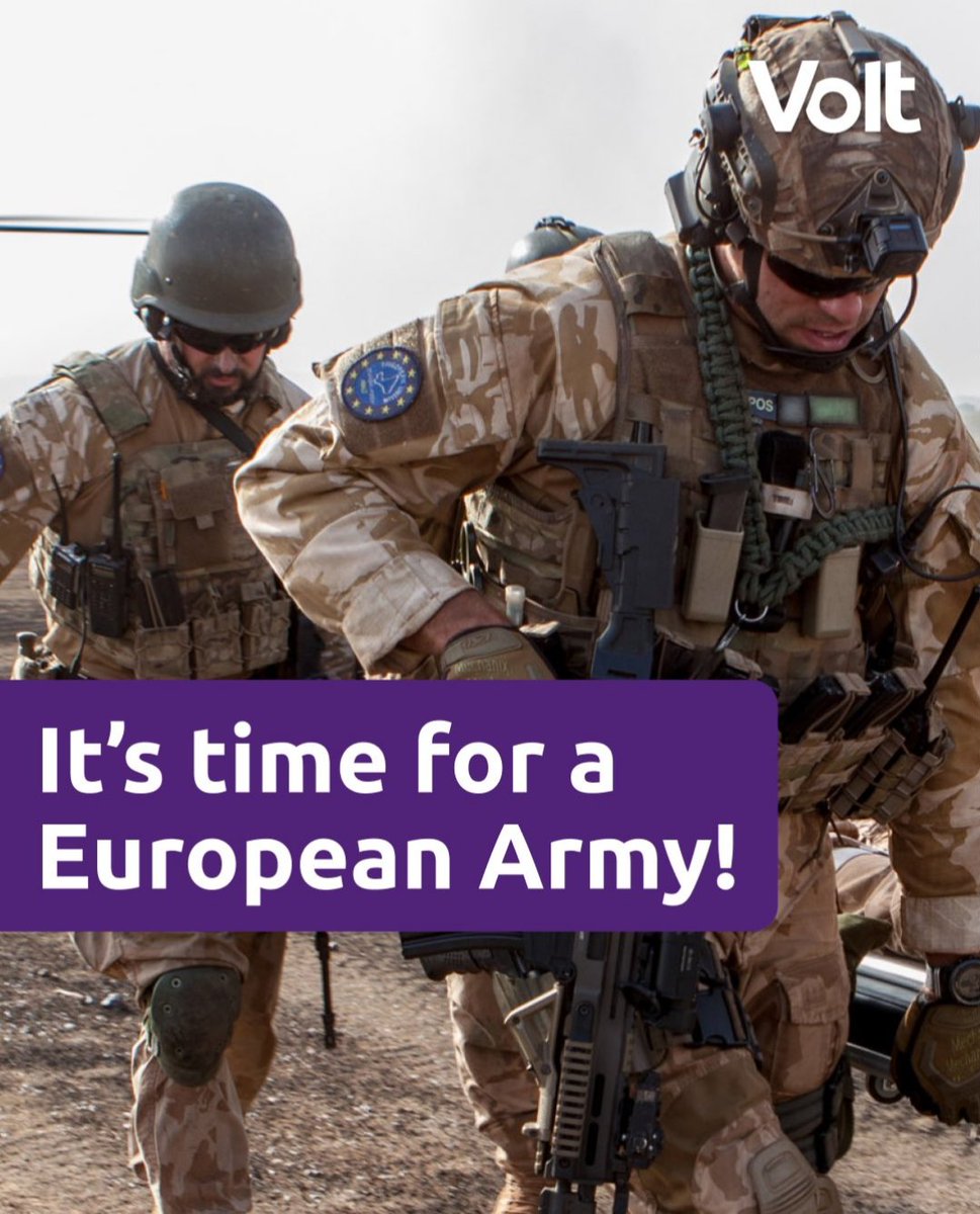 A European Army is not just defence — it is destiny. 

We become who we are