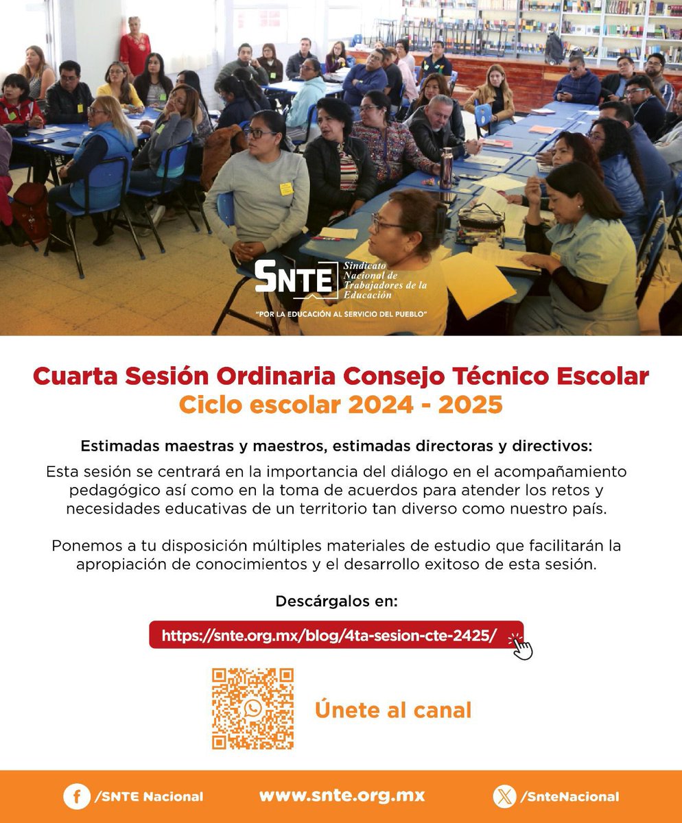 Aviso importante!!

En la Cuarta Sesión Ordinaria del Consejo Técnico Escolar, se abordarán la importancia del diálogo en el acompañamiento pedagógico y la toma de acuerdos para enfrentar las necesidades educativas.
Los materiales  están disponibles en:
👉 goo.su/Fiilu