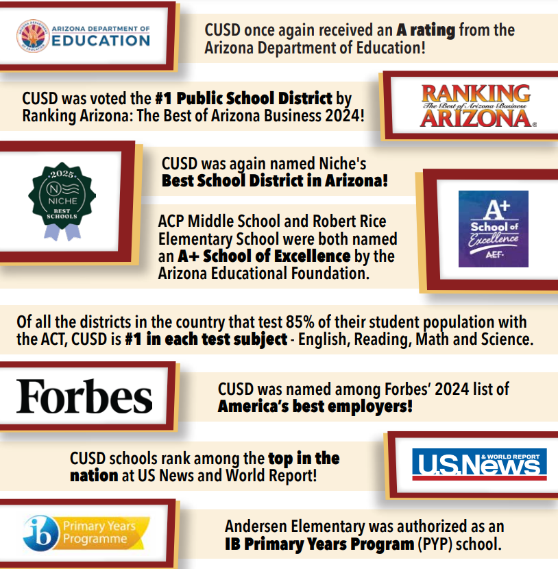 Chandler Education Foundation (@chandleredfound) on Twitter photo CUSD leads the way! At the recent Annual Report event, <a href="/ChandlerUnified/">Chandler Unified School District</a> showcased its outstanding achievements—excelling across the board! The #ChandlerEducationFoundation is proud to support such an incredible place!
See the Annual Report👉 zurl.co/GxS74 CUSD leads the way! At the recent Annual Report event, <a href="/ChandlerUnified/">Chandler Unified School District</a> showcased its outstanding achievements—excelling across the board! The #ChandlerEducationFoundation is proud to support such an incredible place!
See the Annual Report👉 zurl.co/GxS74