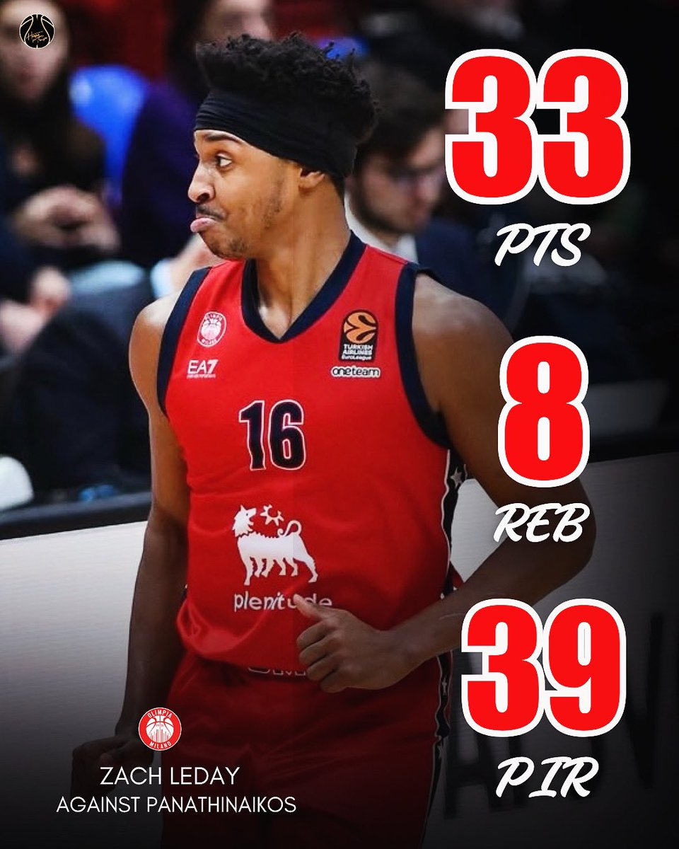 hoopsfthoughtgr's tweet photo. No Mirotic? No problem 😌

Zach Leday is here 🔥 

#hoopsforthoughtgr #euroleague #olimpiamilano #zachleday #basketball #leday https://t.co/LsCSOmsN2D