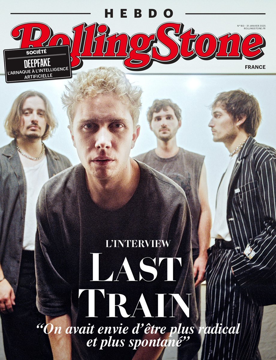 Rolling Stone France (@rollingstonefra) on Twitter photo ROLLING STONE L'HEBDO n°183 - <a href="/BandLastTrain/">LAST TRAIN</a> : rollingstone.fr/rolling-stone-…
💻 Deepfake - l’arnaque à l’intelligence artificielle
✍️ <a href="/mogwaiband/">Mogwai</a> et <a href="/NFO_Official/">The Night Flight Orchestra</a>
💿 <a href="/CircaWaves/">CIRCA WAVES</a>
🎥 Sing Sing
🏆 Le top rock et metal
#rollingstone #rollingstonemagazine #hebdo #rock #rockalternatif ROLLING STONE L'HEBDO n°183 - <a href="/BandLastTrain/">LAST TRAIN</a> : rollingstone.fr/rolling-stone-…
💻 Deepfake - l’arnaque à l’intelligence artificielle
✍️ <a href="/mogwaiband/">Mogwai</a> et <a href="/NFO_Official/">The Night Flight Orchestra</a>
💿 <a href="/CircaWaves/">CIRCA WAVES</a>
🎥 Sing Sing
🏆 Le top rock et metal
#rollingstone #rollingstonemagazine #hebdo #rock #rockalternatif