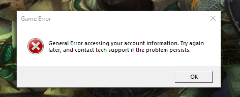 TL92272541's tweet photo. @DDOUnlimited something broke same error on multiple server on multiple accounts https://t.co/eIQ17TRduY