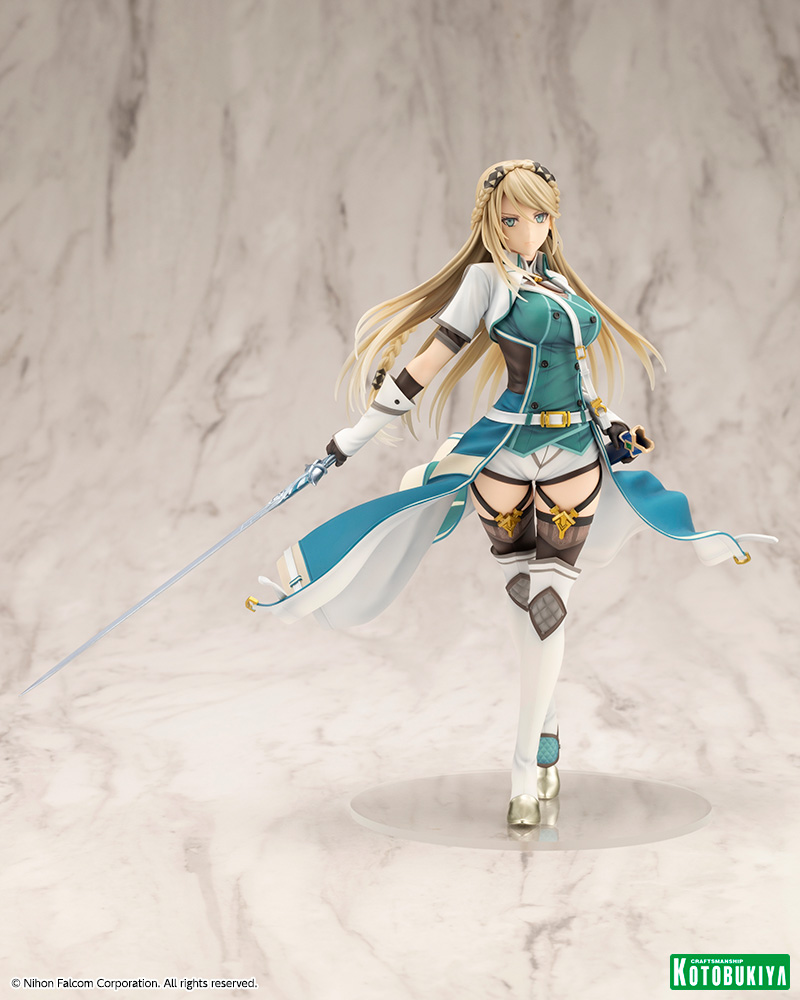 Kotobukiya_EN's tweet photo. ＼PAINT MASTER REVEAL／
Starring in the #TrailsSeries, Elaine Auclair will be the first in the figure lineup from the Calvard arc! ✨️

See how her noble and graceful appearance is captured!

Check out the paint master on display at #KotobukiyaCollection!

https://t.co/ej7b2ZkiSw

#TrailsThroughDaybreak #KaiNoKiseki