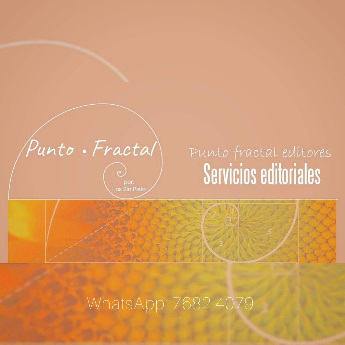 Toda lectura enriquece la vida.
¿Desea publicar un libro por su cuenta?📚 Le ayudamos en el proceso. ✏️

✅ Punto Fractal ✅
Por: Los Sin Pisto. 

Pida la información completa sobre los servicios editoriales que le ofrecemos al 🟢 WhatsApp: 7682 4079 o a👉 editexto@gmail.com.