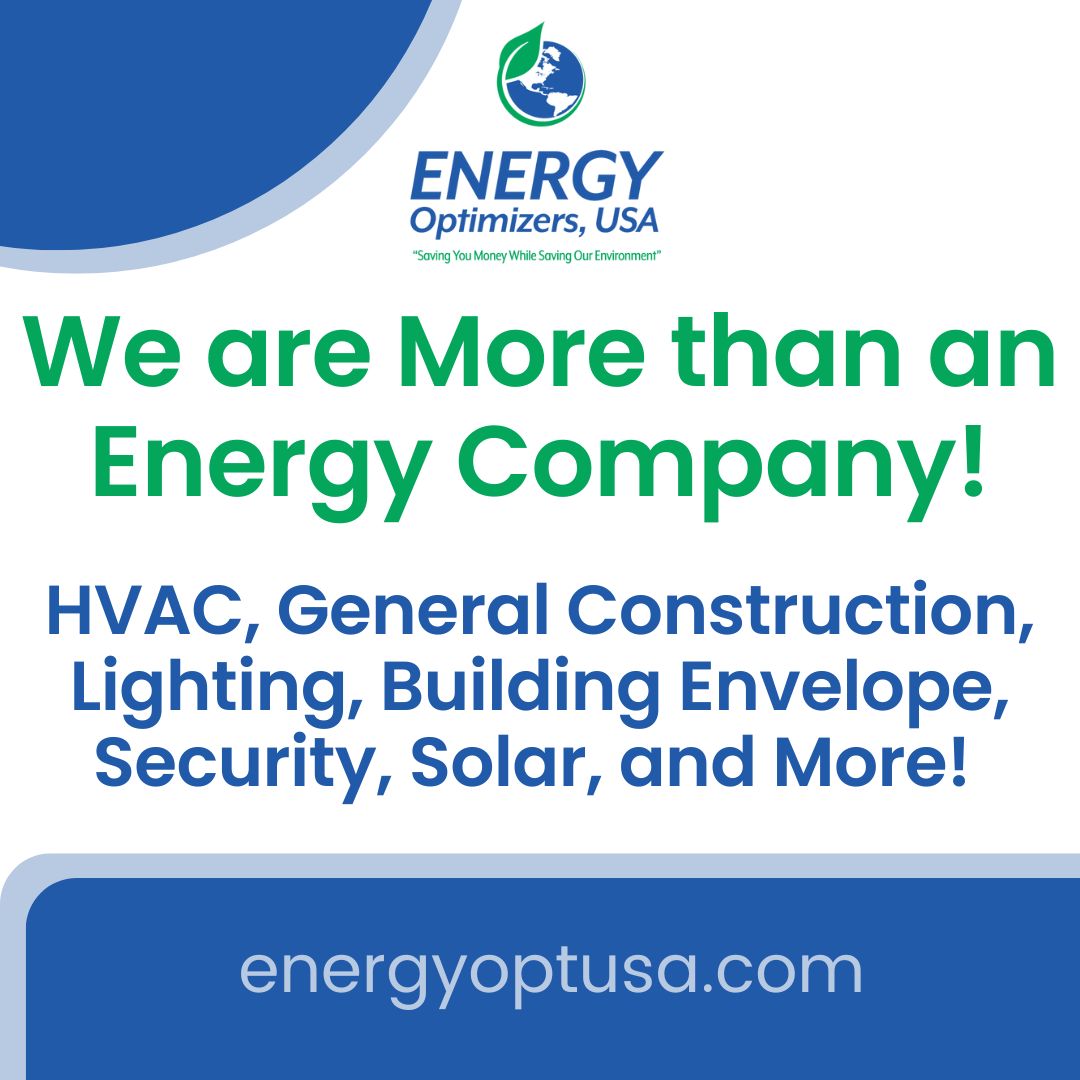 Energy Optimizers, USA (@eoptimizeusa) on Twitter photo We can help you out with virtually any facility upgrades! Visit our website now to learn more. #energyservicescompany #energyoptimizersusa We can help you out with virtually any facility upgrades! Visit our website now to learn more. #energyservicescompany #energyoptimizersusa